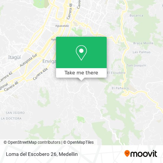 Loma del Escobero 26 map