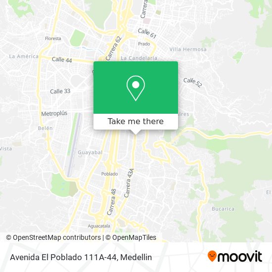 Avenida El Poblado 111A-44 map