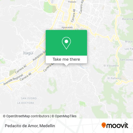 Mapa de Pedacito de Amor