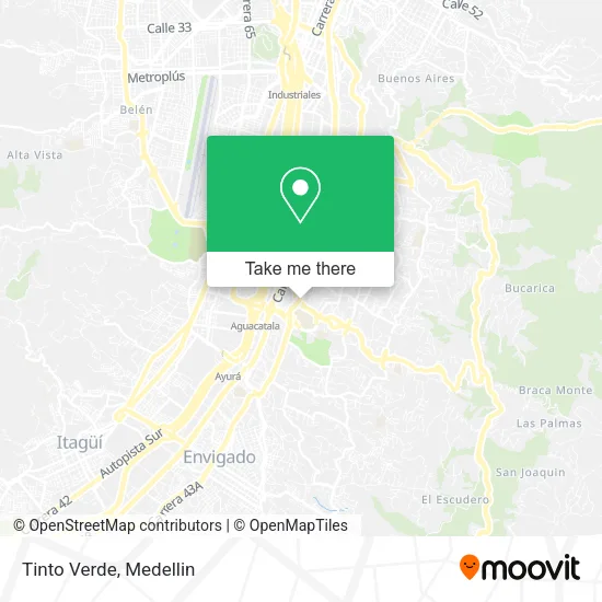 Tinto Verde map