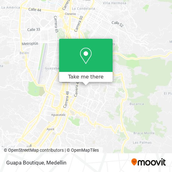 Mapa de Guapa Boutique