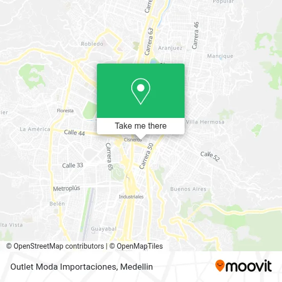 Outlet Moda Importaciones map