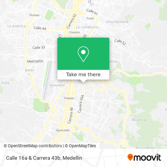 Calle 16a & Carrera 43b map