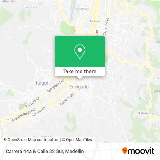 Carrera 44a & Calle 32 Sur map