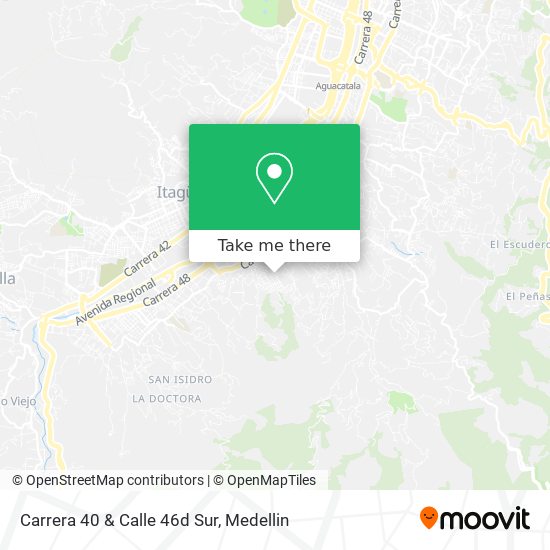 Carrera 40 & Calle 46d Sur map