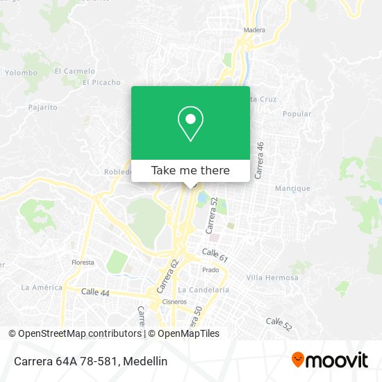 Mapa de Carrera 64A 78-581