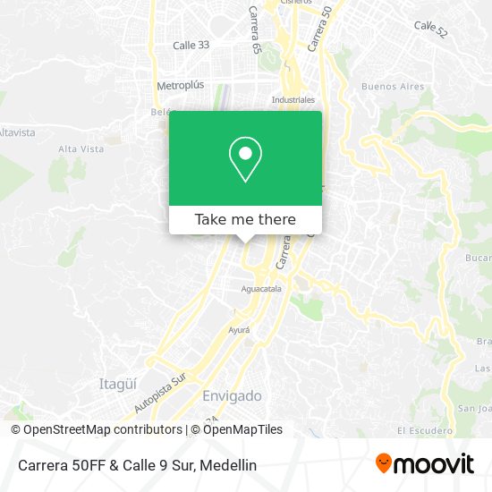 Mapa de Carrera 50FF & Calle 9 Sur