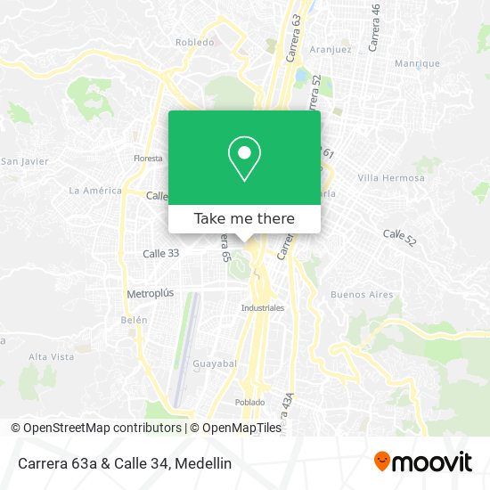Mapa de Carrera 63a & Calle 34