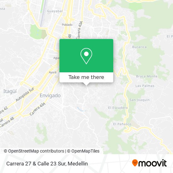 Carrera 27 & Calle 23 Sur map