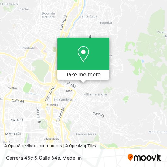 Mapa de Carrera 45c & Calle 64a