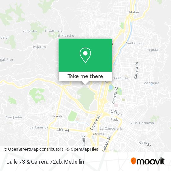 Calle 73 & Carrera 72ab map