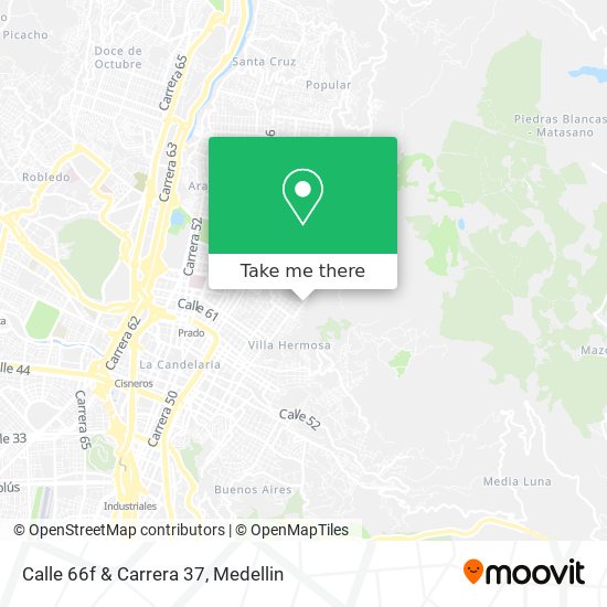 Calle 66f & Carrera 37 map