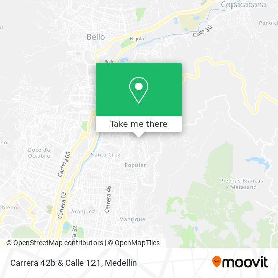 Mapa de Carrera 42b & Calle 121