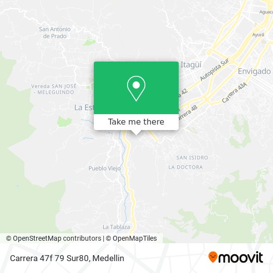 Mapa de Carrera 47f 79 Sur80