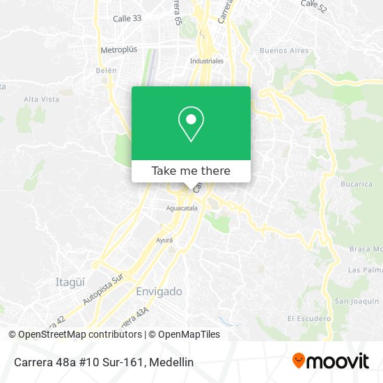 Carrera 48a #10 Sur-161 map