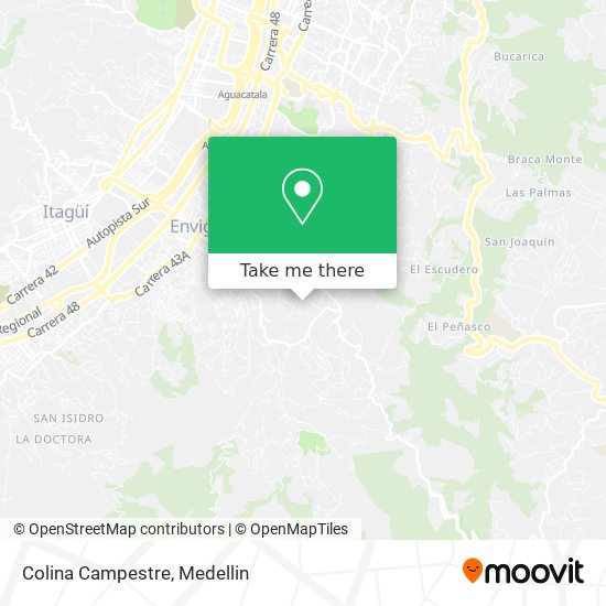 Colina Campestre map