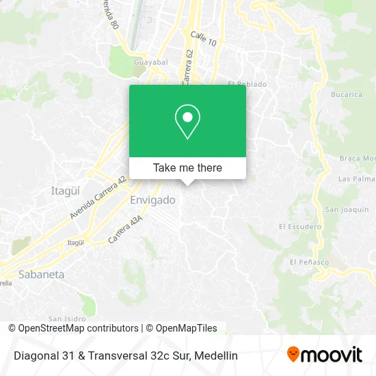 Diagonal 31 & Transversal 32c Sur map