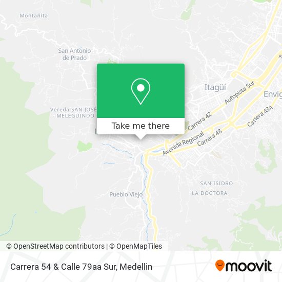 Carrera 54 & Calle 79aa Sur map