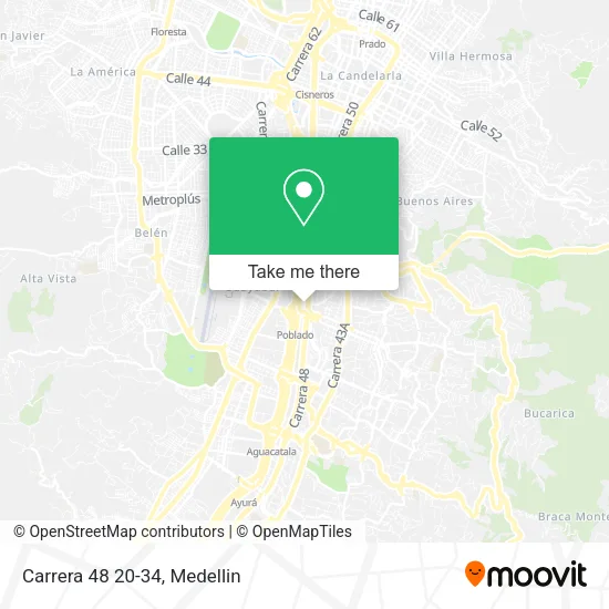 Carrera 48 20-34 map