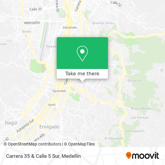 Mapa de Carrera 35 & Calle 5 Sur