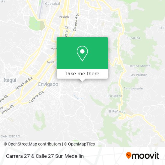 Carrera 27 & Calle 27 Sur map