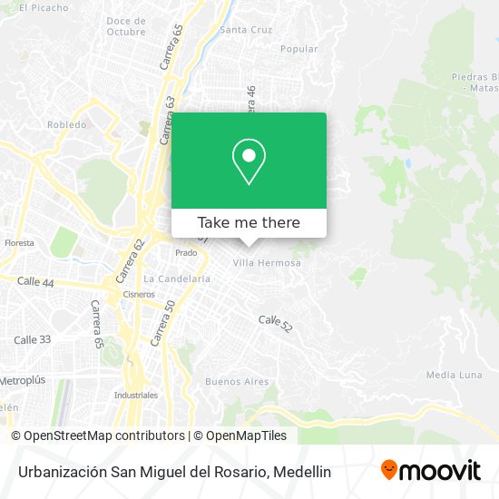 Urbanización San Miguel del Rosario map
