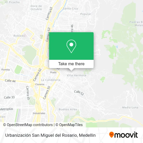 Urbanización San Miguel del Rosario map