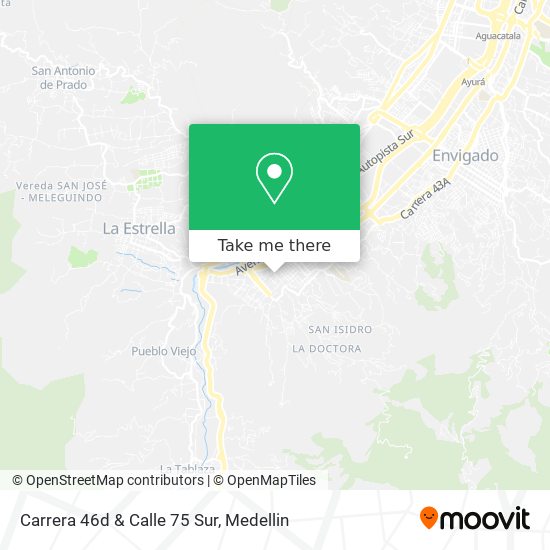 Mapa de Carrera 46d & Calle 75 Sur
