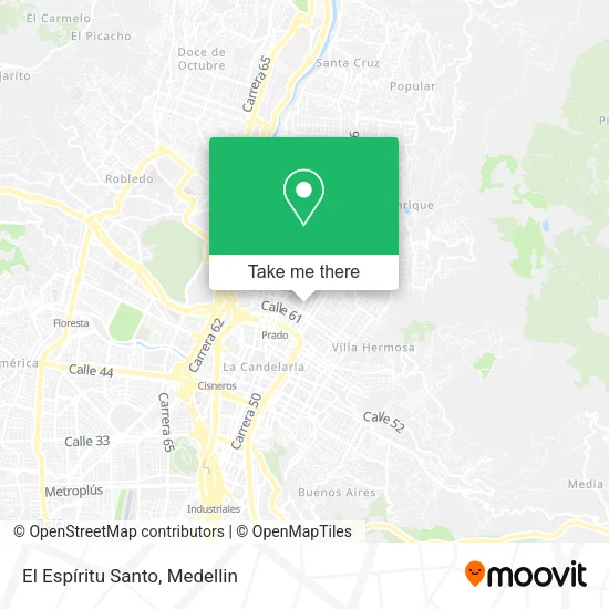 El Espíritu Santo map