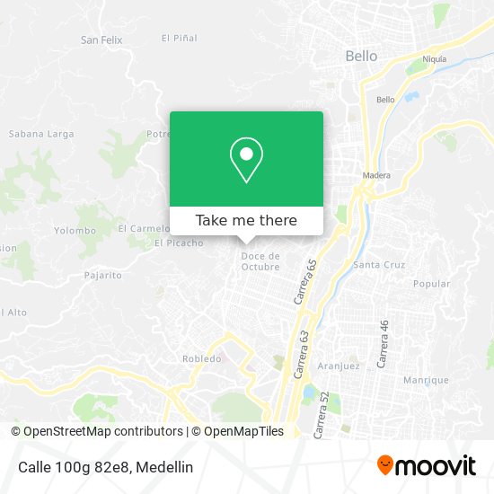 Mapa de Calle 100g 82e8