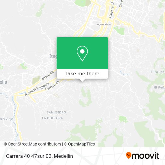 Mapa de Carrera 40 47sur 02