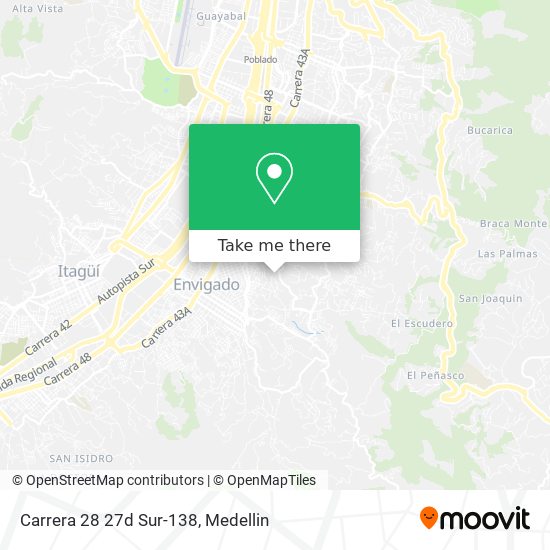 Mapa de Carrera 28 27d Sur-138