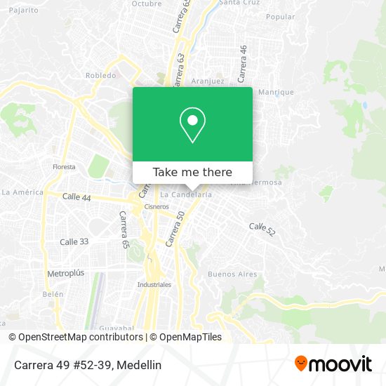 Mapa de Carrera 49 #52-39