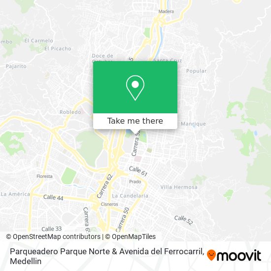 Parqueadero Parque Norte & Avenida del Ferrocarril map