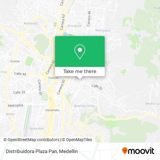 Distribuidora Plaza Pan map