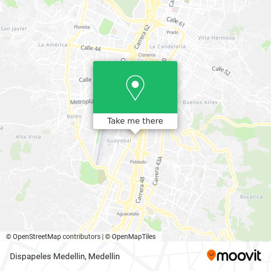 Mapa de Dispapeles Medellin