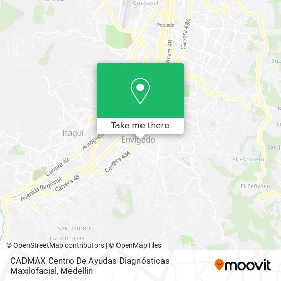 CADMAX Centro De Ayudas Diagnósticas Maxilofacial map