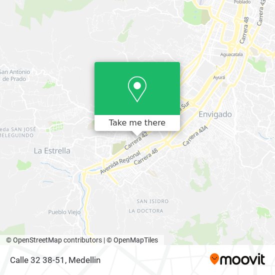 Mapa de Calle 32 38-51