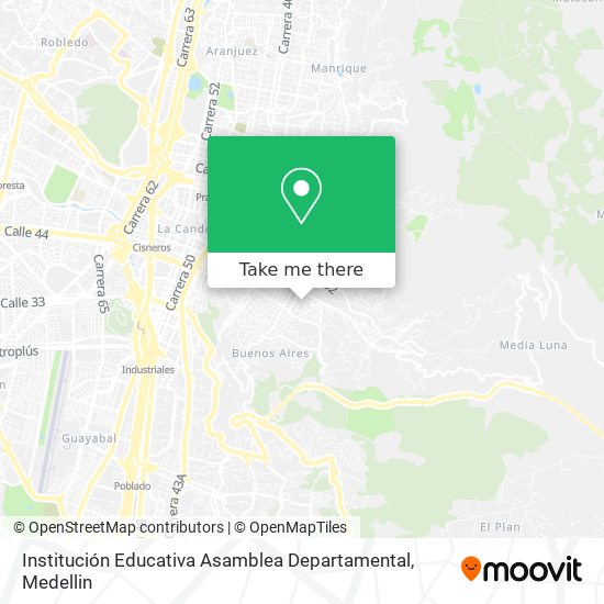 Institución Educativa Asamblea Departamental map