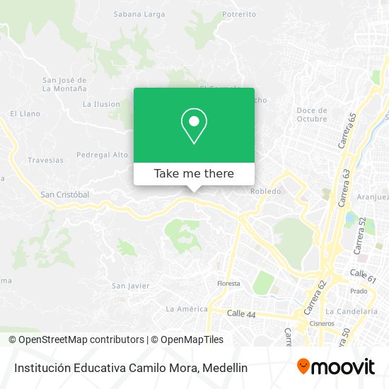 Institución Educativa Camilo Mora map