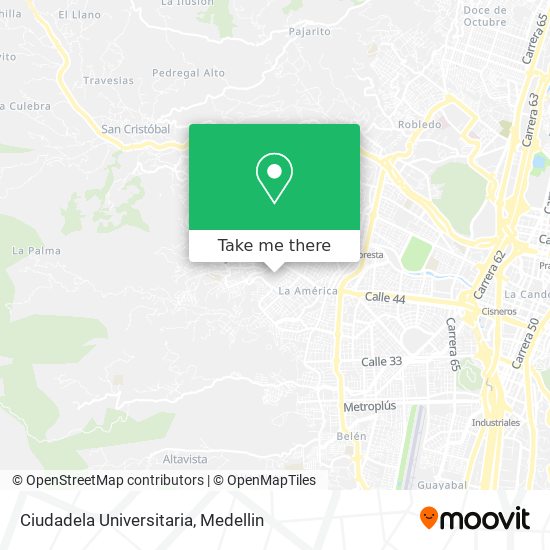 Mapa de Ciudadela Universitaria