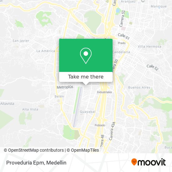 Mapa de Proveduría Epm
