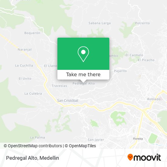 Mapa de Pedregal Alto