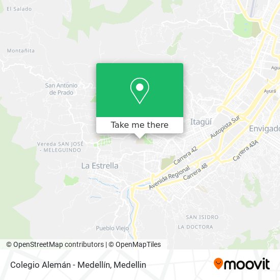 Colegio Alemán - Medellín map