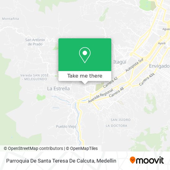 Mapa de Parroquia De Santa Teresa De Calcuta