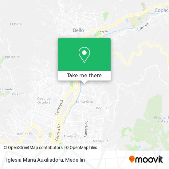 Mapa de Iglesia Maria Auxiliadora