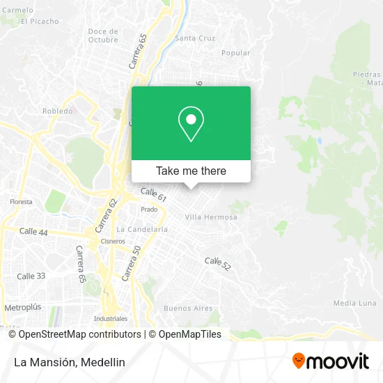La Mansión map