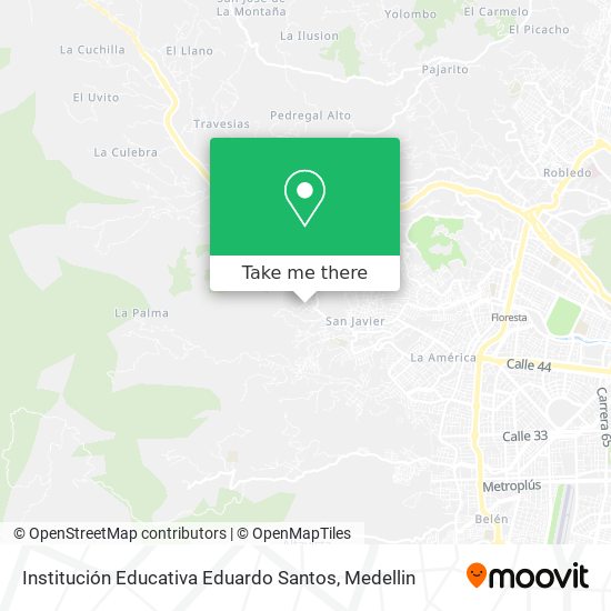 Mapa de Institución Educativa Eduardo Santos