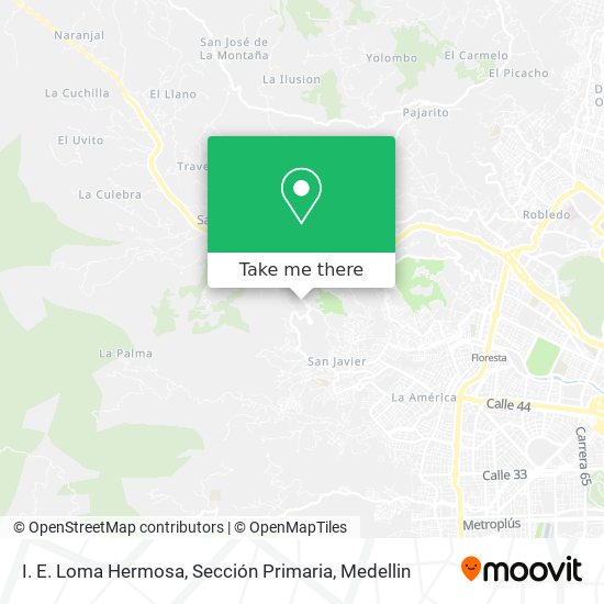 I. E. Loma Hermosa, Sección Primaria map