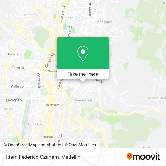 Idem Federico Ozanam map